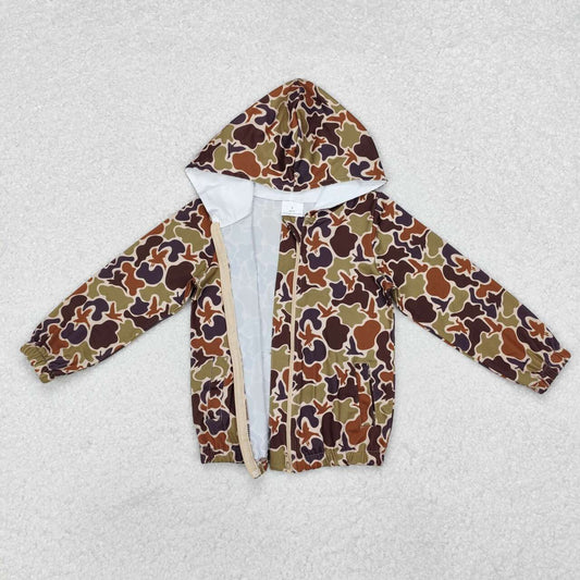 camo With Zipper Jacket