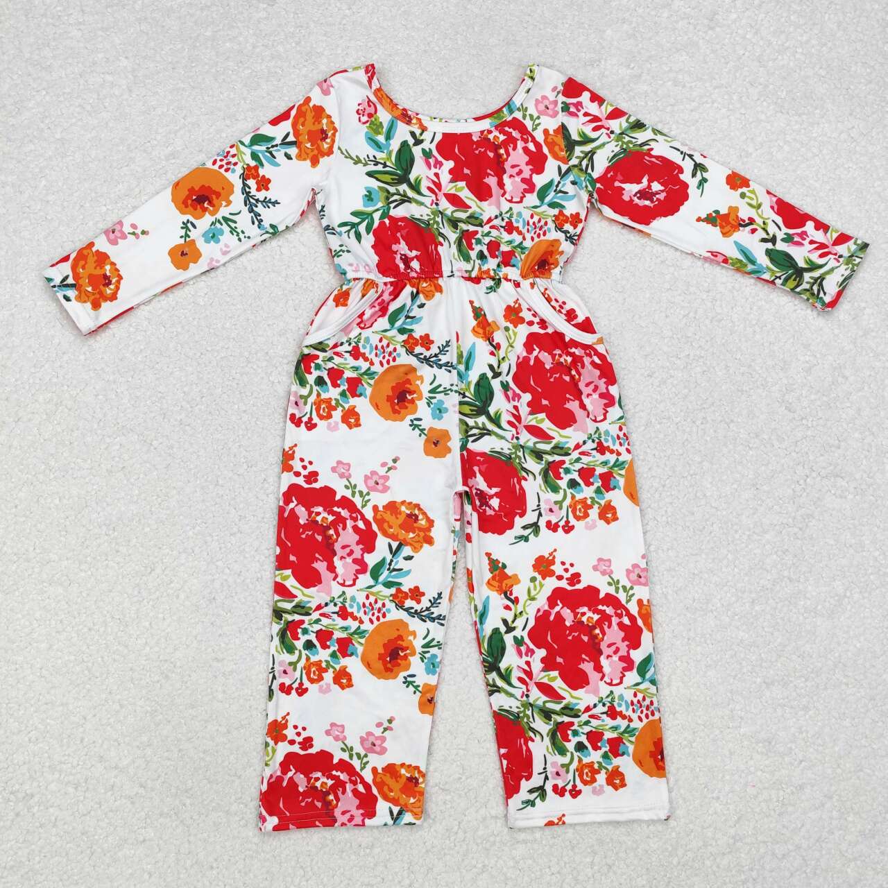 floral print Girls Jumpsuit
