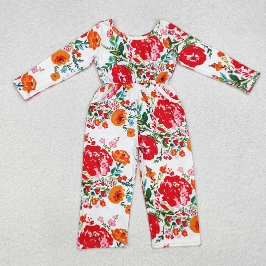floral print Girls Jumpsuit