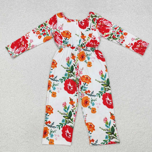 floral print Girls Jumpsuit
