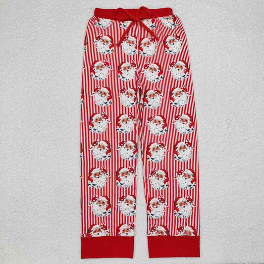 Adult Christmas Red Stripe Santa Pants for man