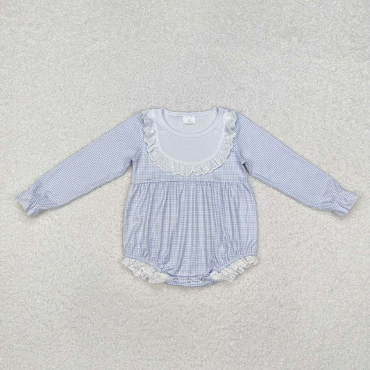 Blue Long sleeve Baby long Romper