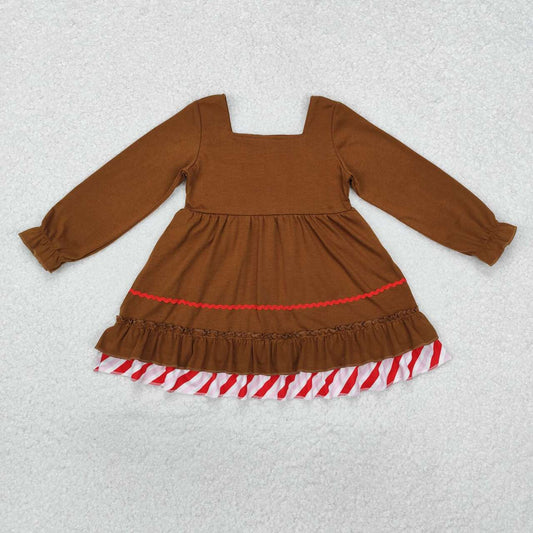 Christmas brown Girls Dress