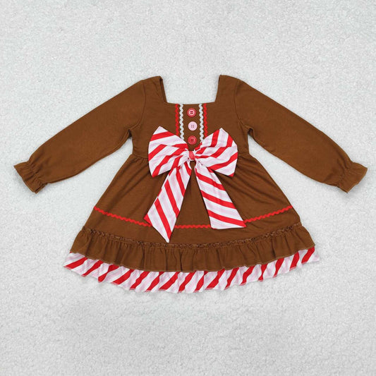 Christmas brown Girls Dress