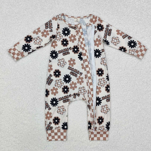 mama's Girls Baby Romper With zipper