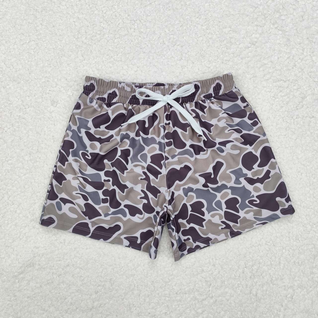 Camo Print short swim