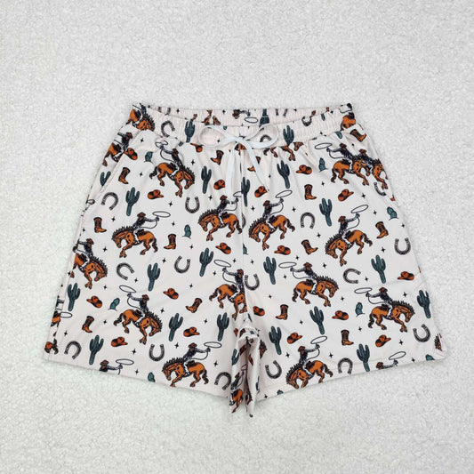 Adult western Horse Men's swim trunks