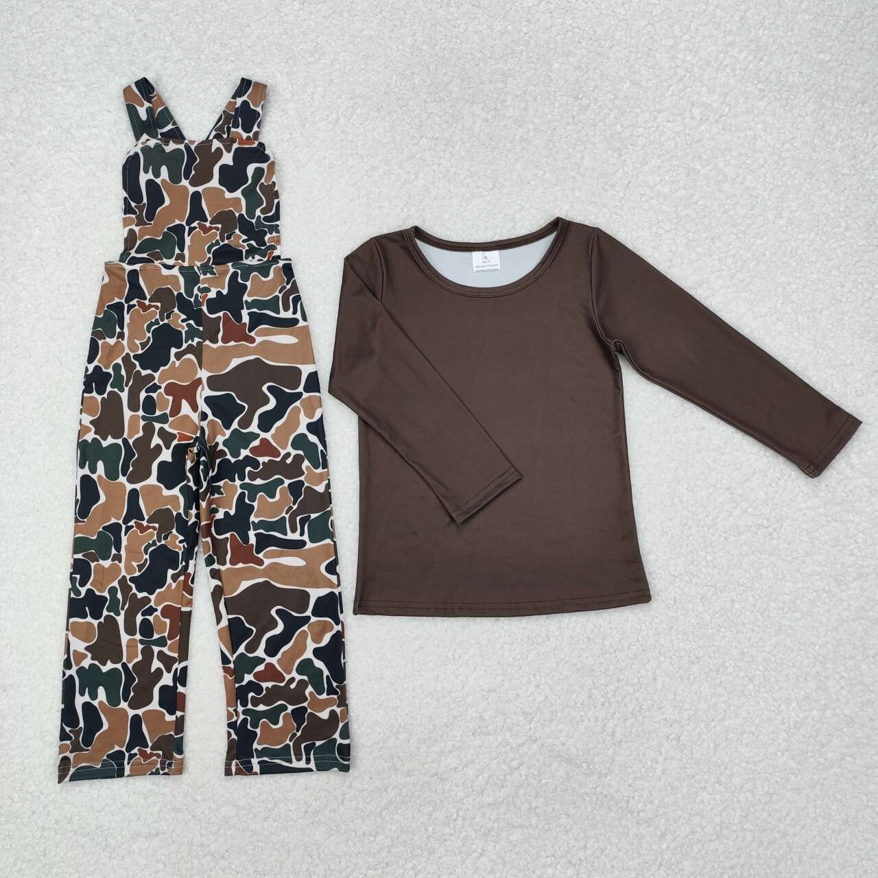 Camo Overall Girls Set