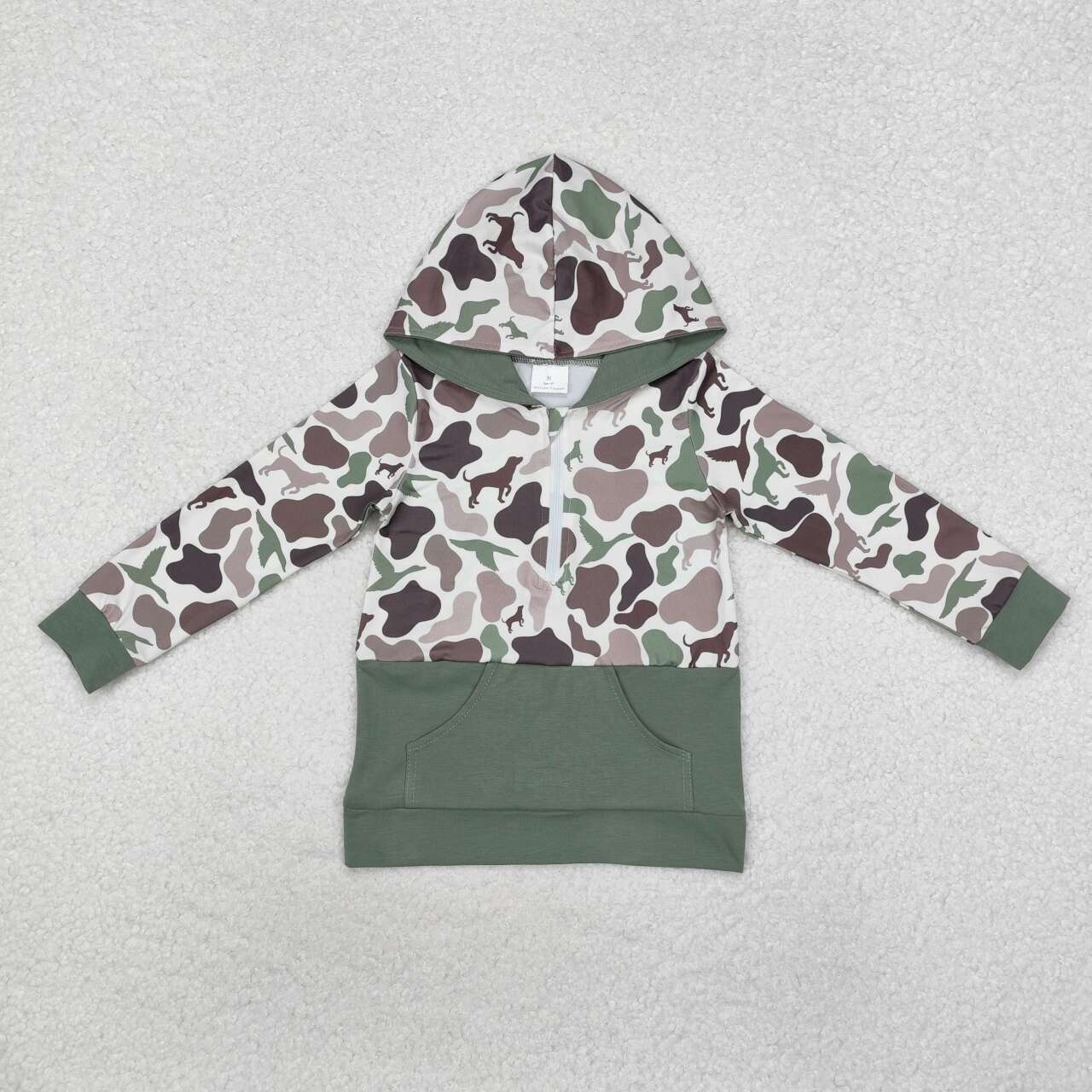 camo duck Print hooded