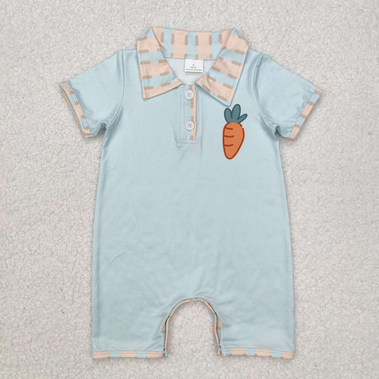 Easter carrot Print Baby Romper