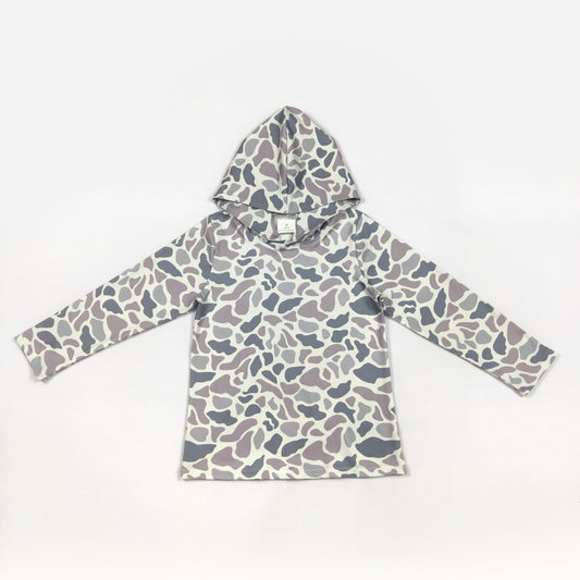 Grey camo print hoodies ( US Warehouse )