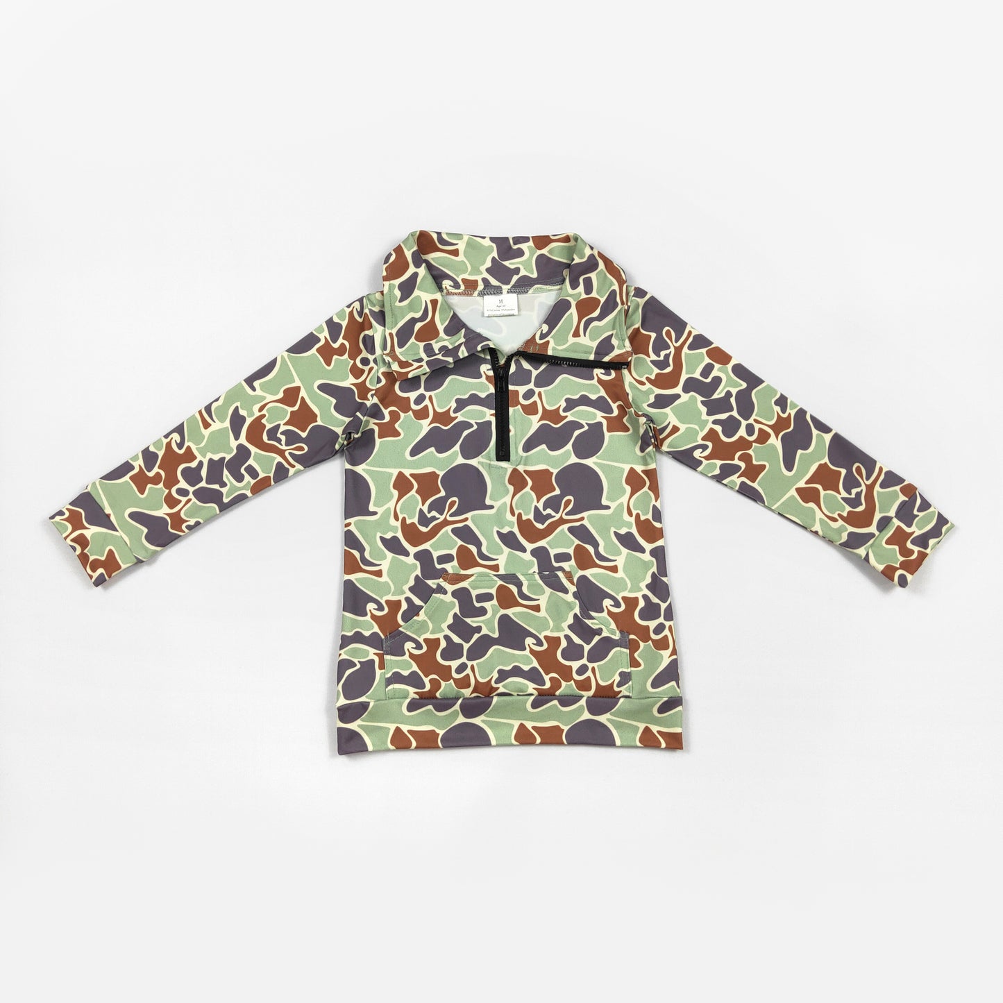 BT1042 Green camo print hoodies ( US Warehouse )