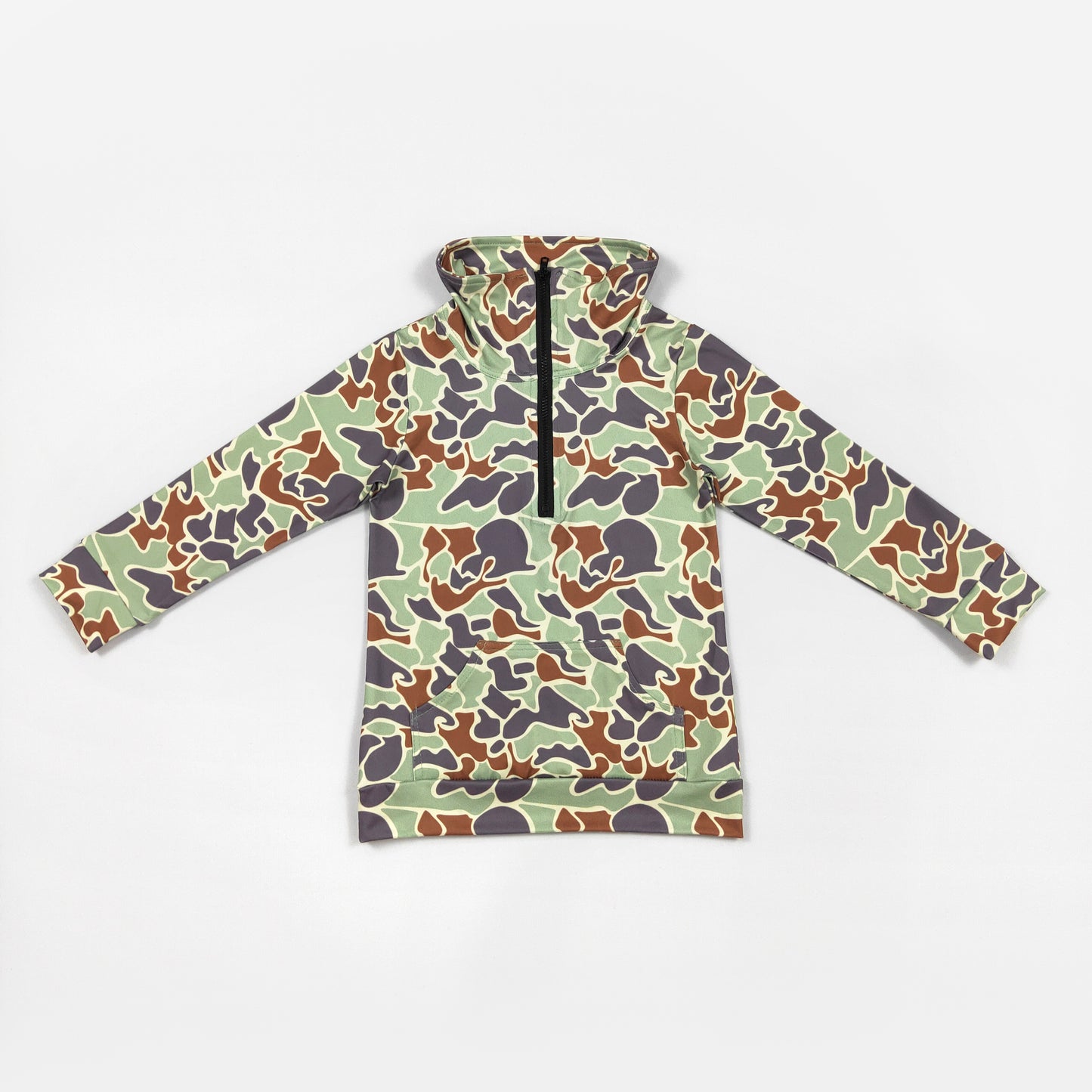 BT1042 Green camo print hoodies ( US Warehouse )