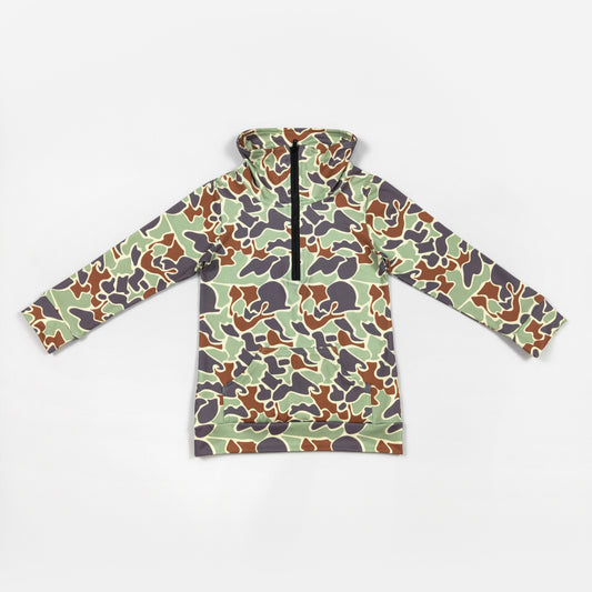 BT1042 Green camo print hoodies ( US Warehouse )