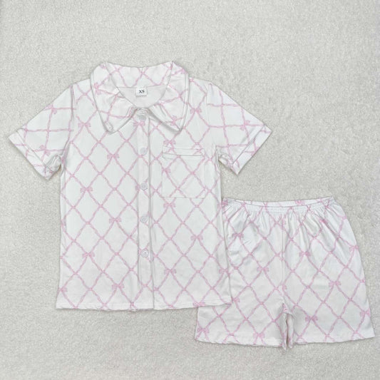 adult Bow Print Pajamas