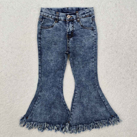 Blue with tassels Girls Jeans