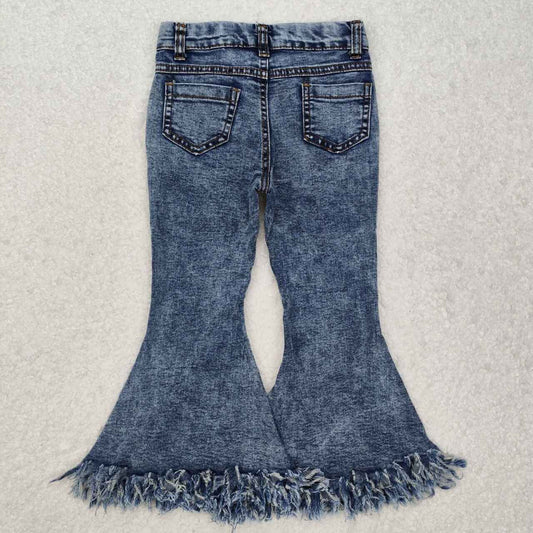 Blue with tassels Girls Jeans