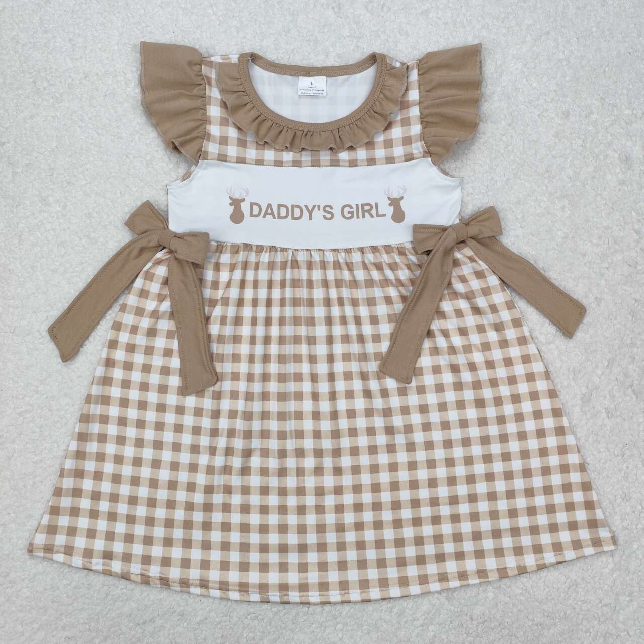 daddy's Girls plaid Girls Dress