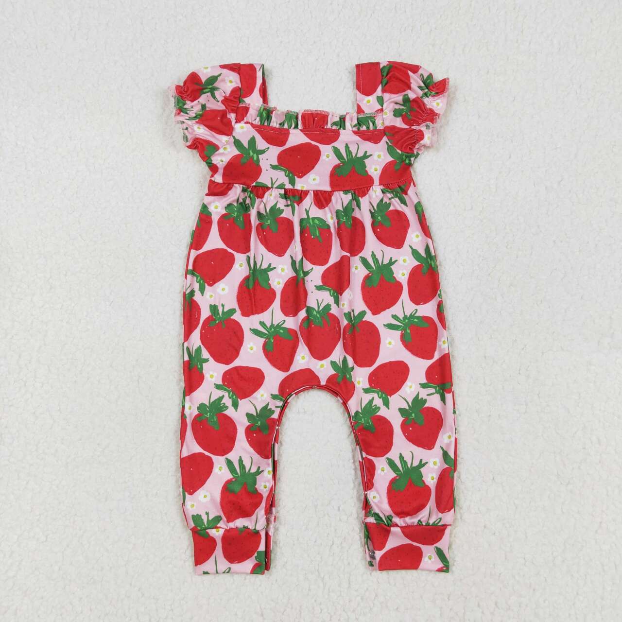 strawberry print Baby Romper