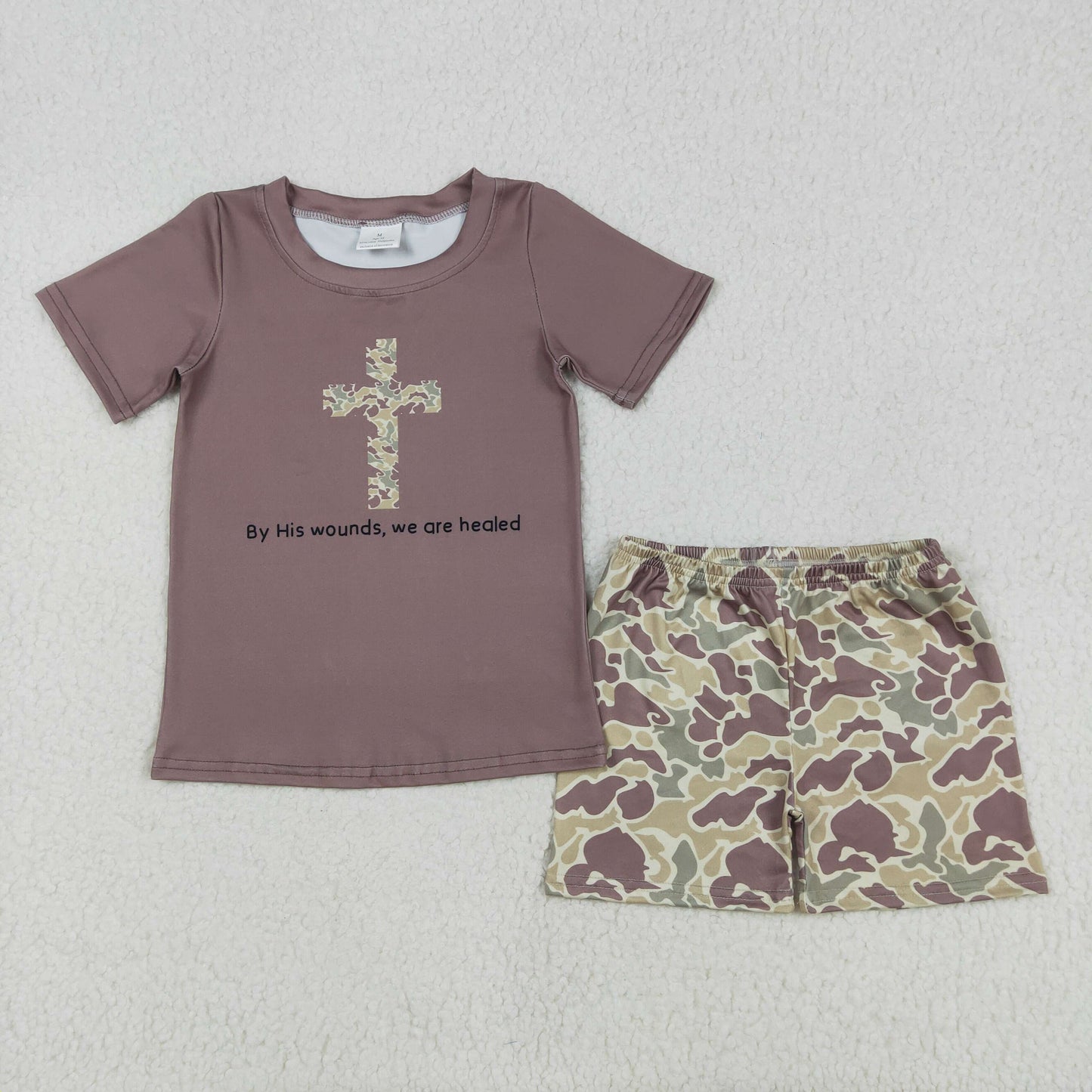 easter camo cross Boy Set