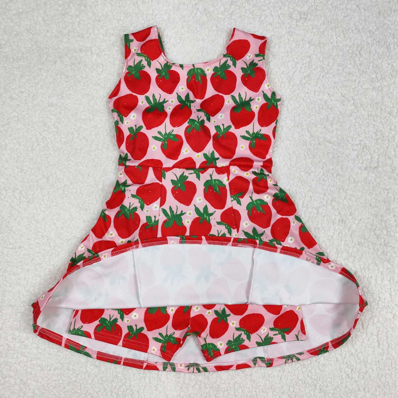 strawberry Print sports skirt