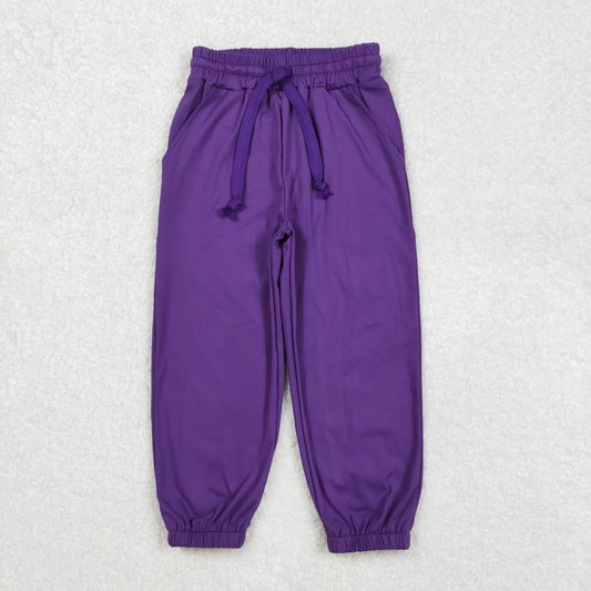 Purple Print Leggings Pants
