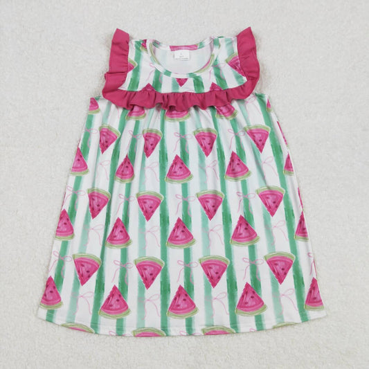 watermelon print Boutique girls dress
