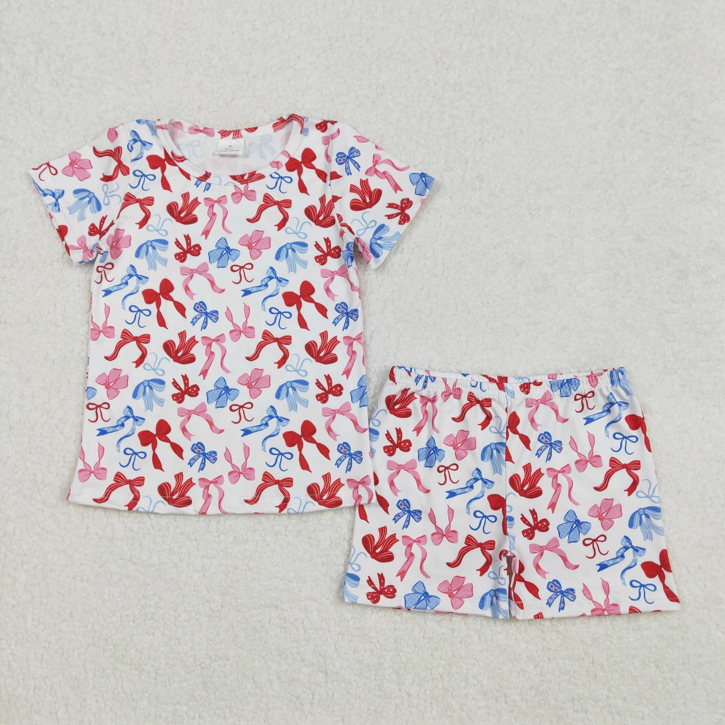 july of 4th bow Girls Set