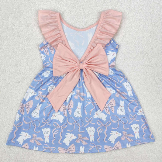 Eatser Bunny print Boutique girls dress