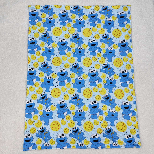 blue Cartoon Print Kids's Blanket