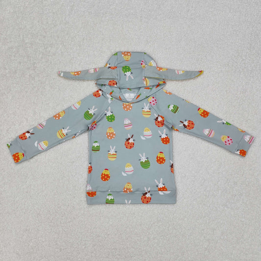 Easter bunny print hoodies