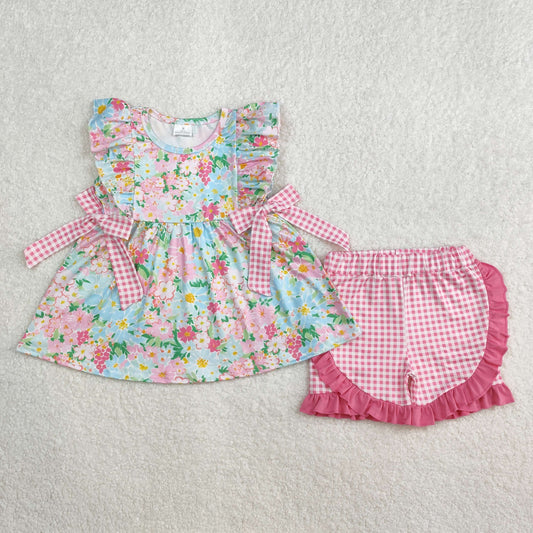 Pink floral Suit Summer Set
