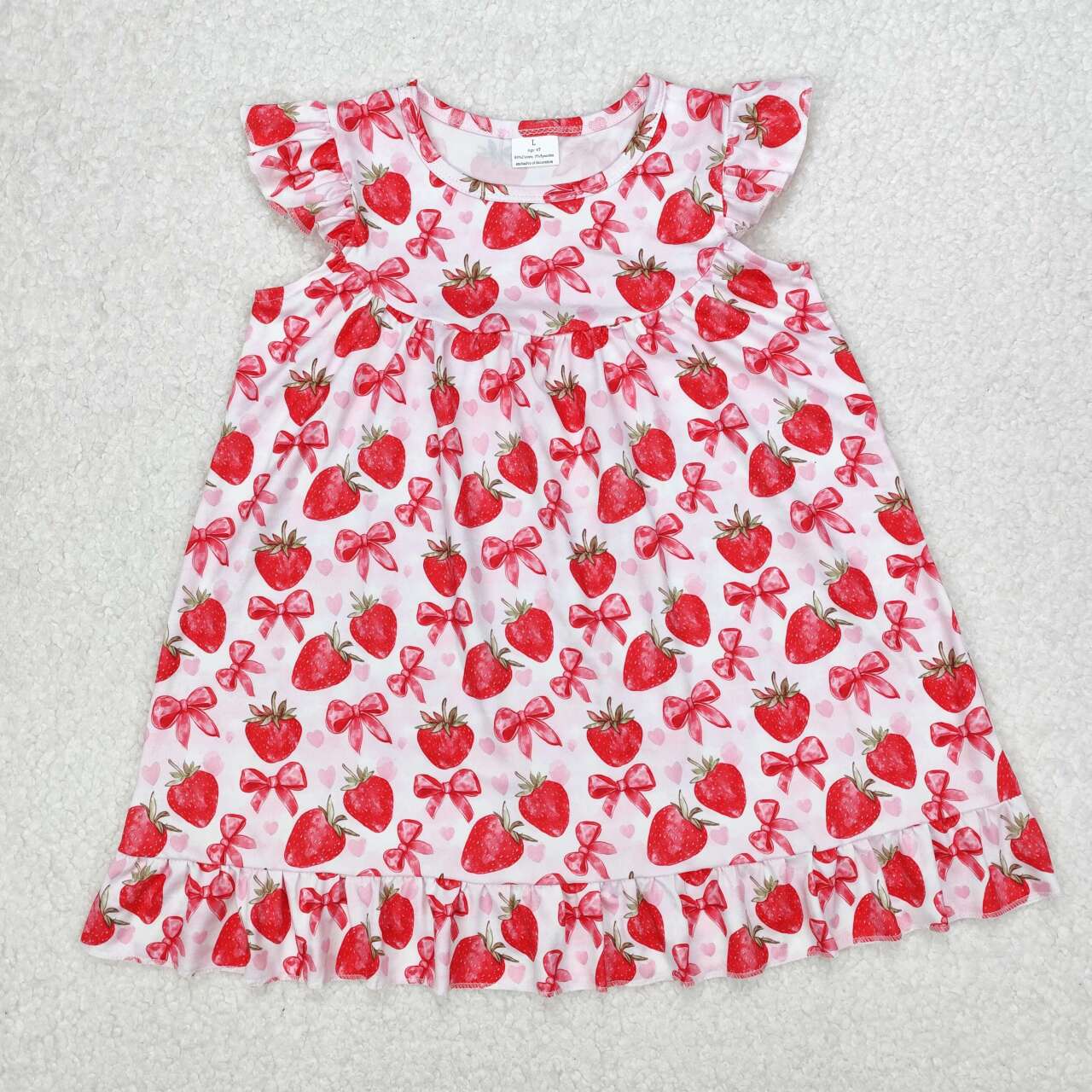 strawberry print Girls dress