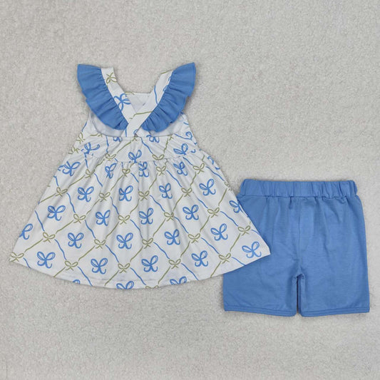 Bow girls Suit Summer Set