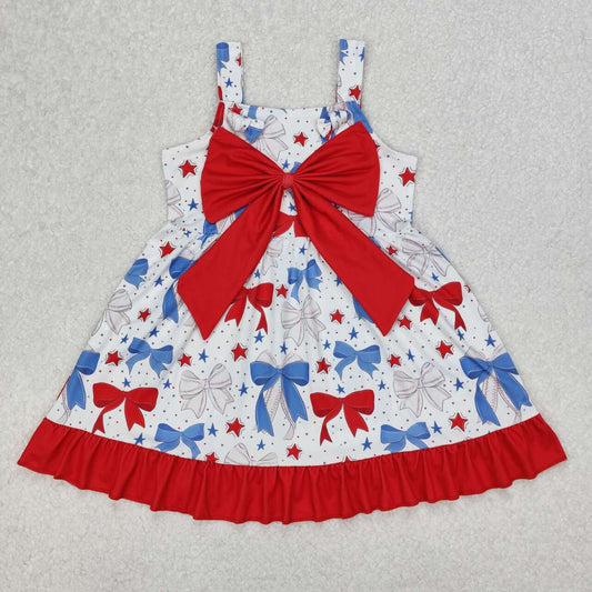july of 4th bow Girls dress