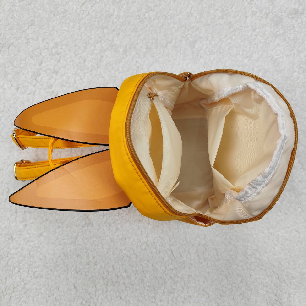 Orange Cartoon Print BACKPACK