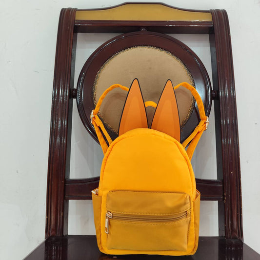 Orange Cartoon Print BACKPACK