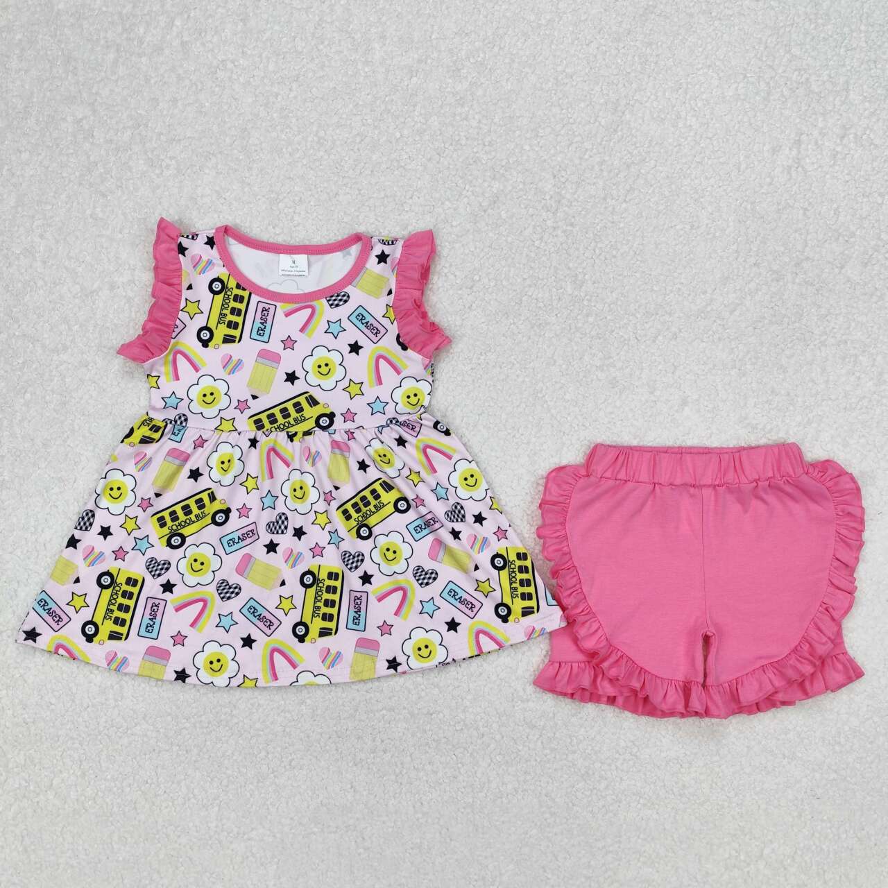back to school buses Girls Set