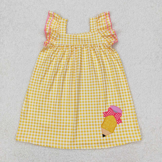 back to school pencil Girls Dress