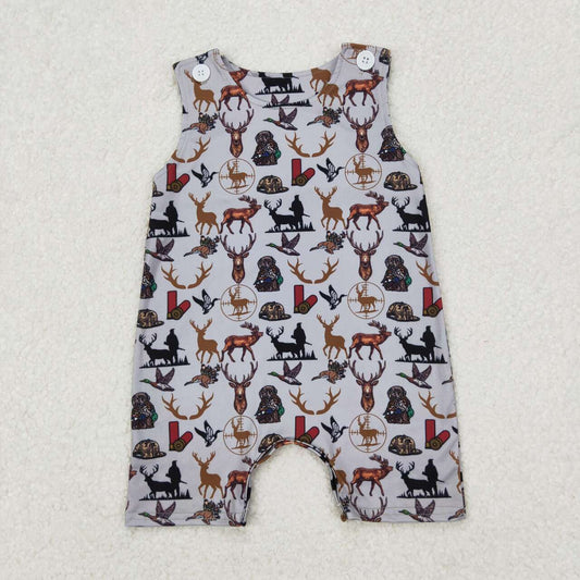 Deer Print Baby Romper
