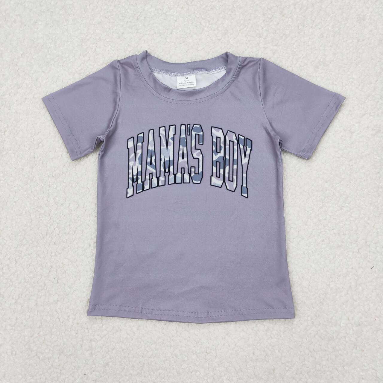 MAMA'S BOY Camo short sleeve Shirt