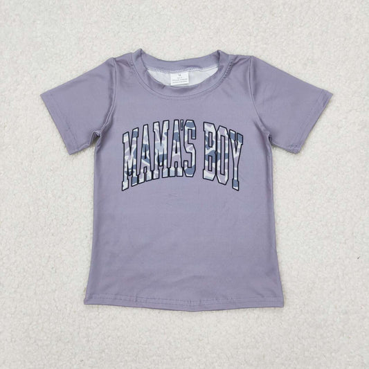 MAMA'S BOY Camo short sleeve Shirt