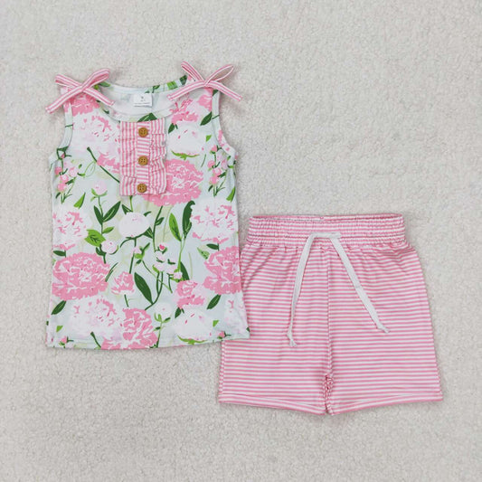 floral Print Girls Set