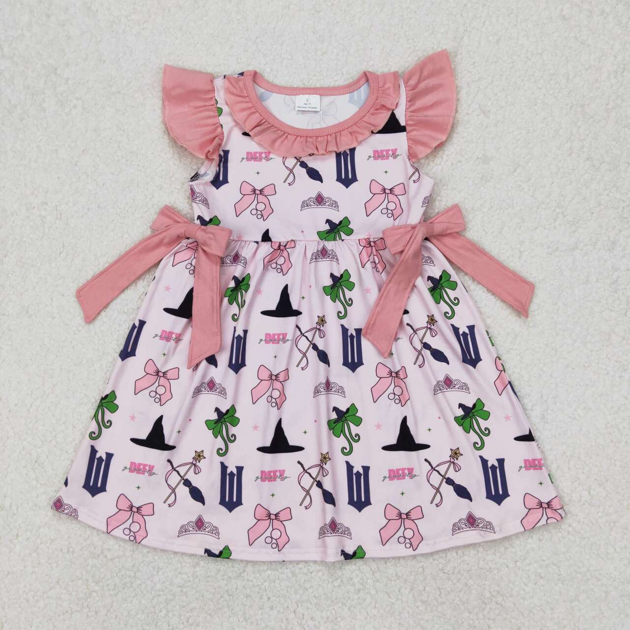 Pink Bow Girls dress