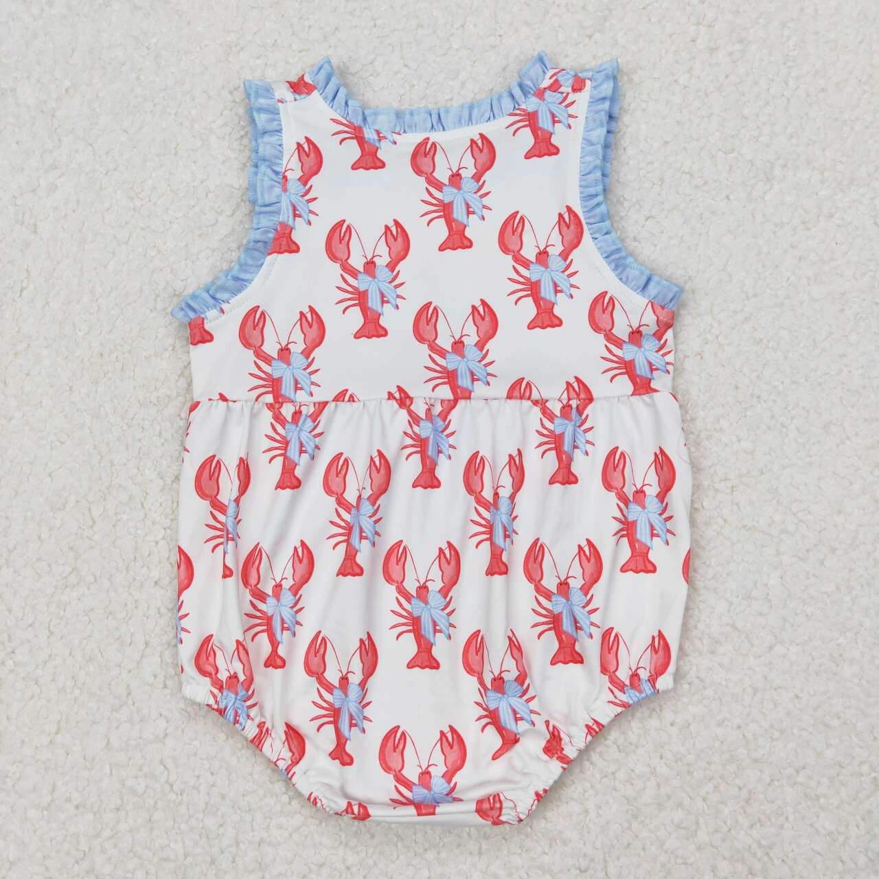 lobster Print Baby Romper