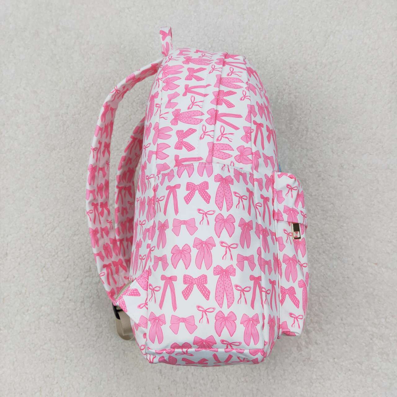 Pink Bow Print BACKPACK