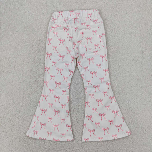 Bow print Girls Jeans