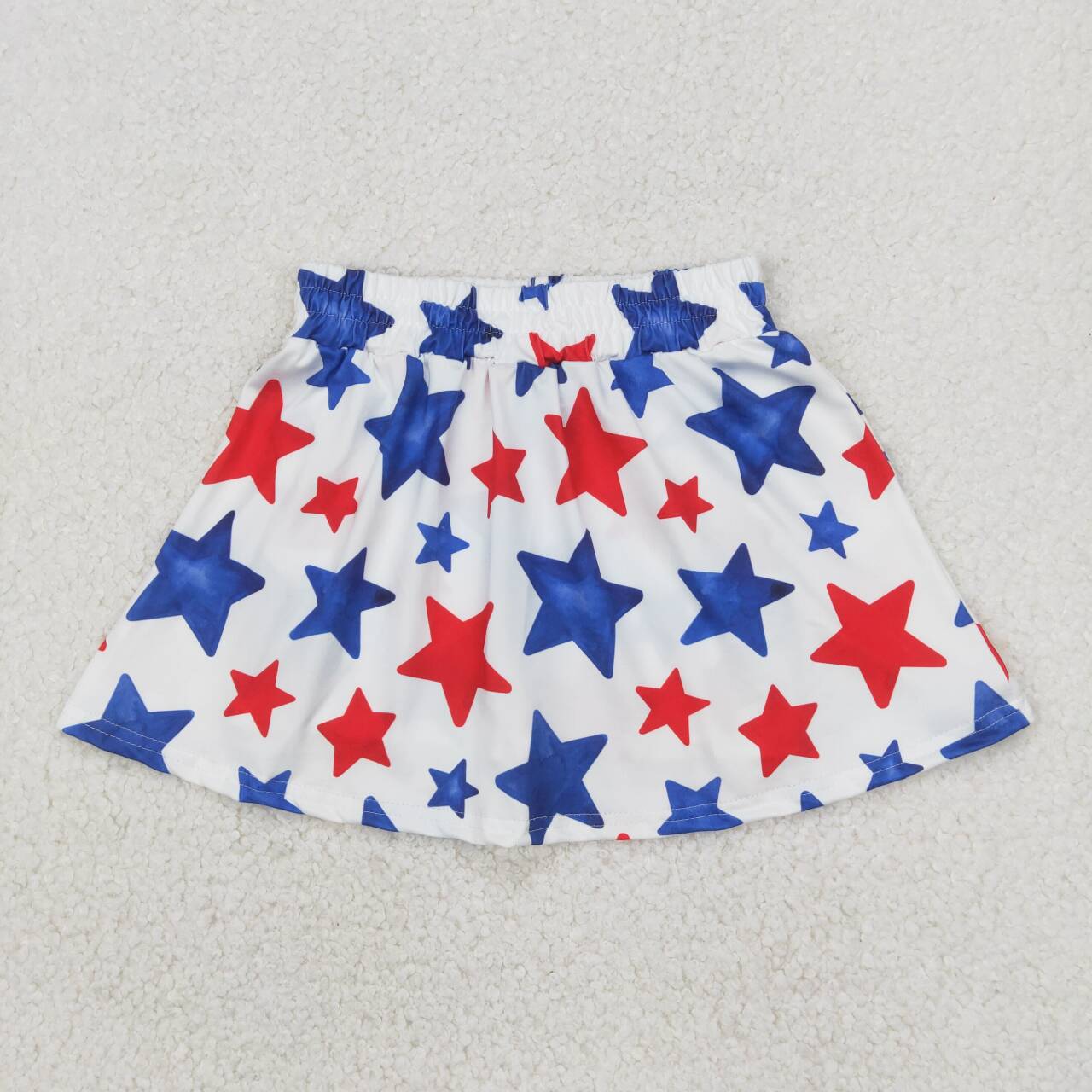 July of 4th Star print short skirt