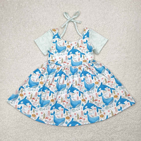 whale Girls short sleeve dresses