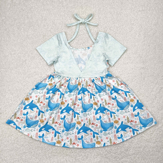 whale Girls short sleeve dresses
